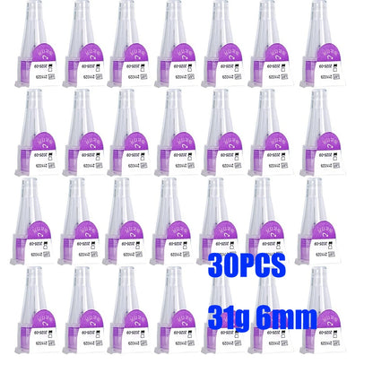 10/30/50/100Pcs Insulin Cartridges for Lilly Insulin Injection Pen Individual Packaging Medical Insulin Pen Tip 4mm 6mm 8mm