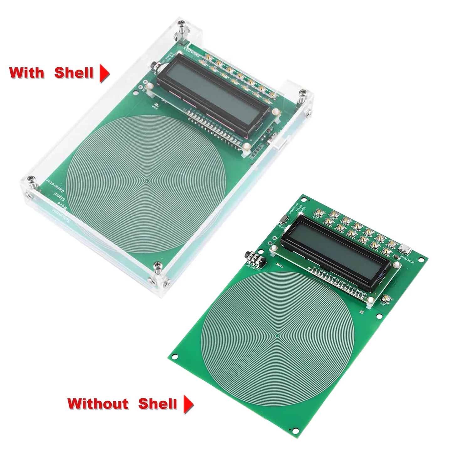 0.1~30000Hz Schumann Wave Generator Pure Sine Frequency Modulation Resonance Ultra-Low Frequency Pulse Signal Generator