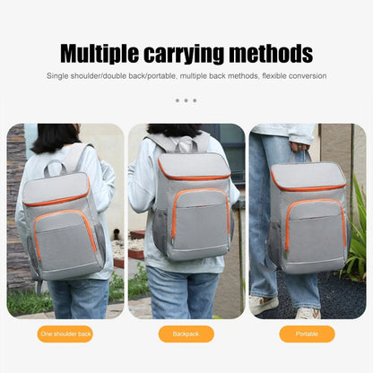 30L Extra Large Thermal Food Bag Cooler Bag Refrigerator Box Fresh Keeping Food Delivery Backpack Insulated Cooler Backpack