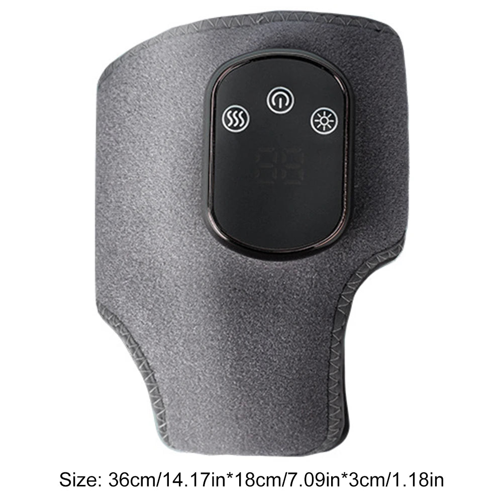 Cordless Heated Ankle Wrap Foot Revive Massager with 3 Vibration Mode 5 Heat Level for Achilles Tendinitis and Plantar Fasciitis