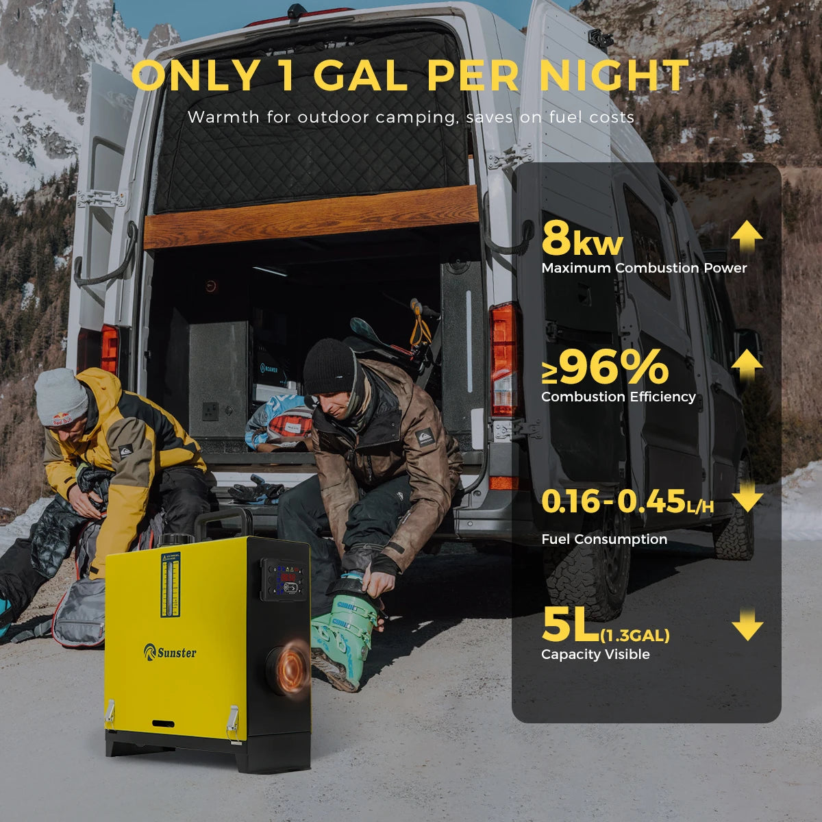 8KW Diesel Air Heater 12V/24V/220V Parking Heater With LCD Panel Remote Control Rapid Heating Car Heater For Truck Boat Factory