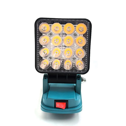 For Makita 14.4V-18V Li-ion Battery Lantern Outdoor Flashlight Cordless LED Work Light Camping Lamp Emergency Lighting