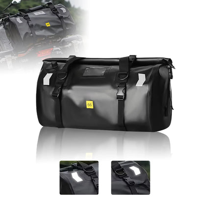 Motorcycle Waterproof Tail Bag Travel Outdoor Dry Luggage Roll Pack Bag 20 /40/66 Motorbike Luggage Backpack Motorcycle Seat Bag
