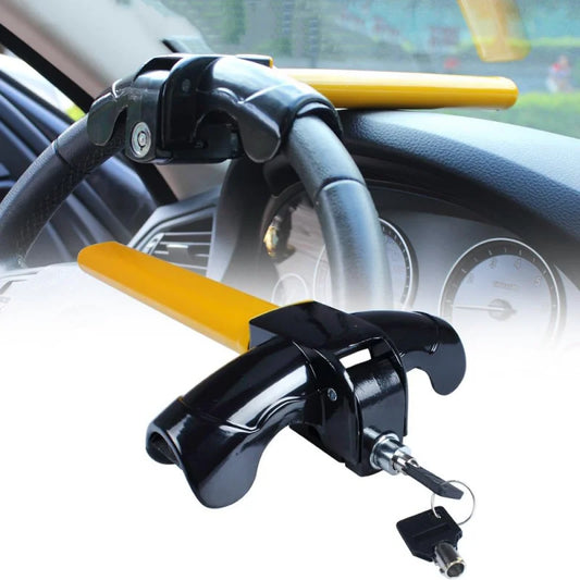 Universal Car Steering Wheel Lock Heavy Duty Anti-theft T-Bar Steering Wheel Immobiliser Car Accessories