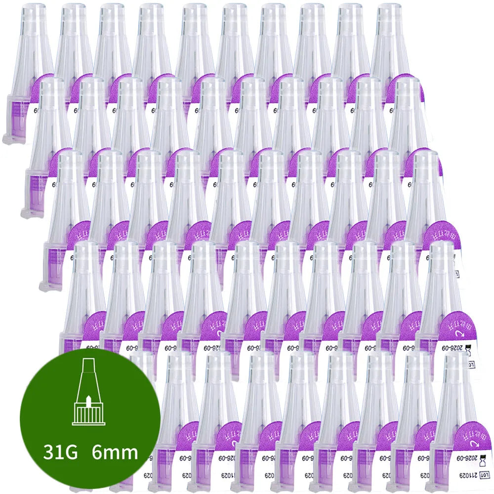 10/30/50/100Pcs Insulin Cartridges for Lilly Insulin Injection Pen Individual Packaging Medical Insulin Pen Tip 4mm 6mm 8mm