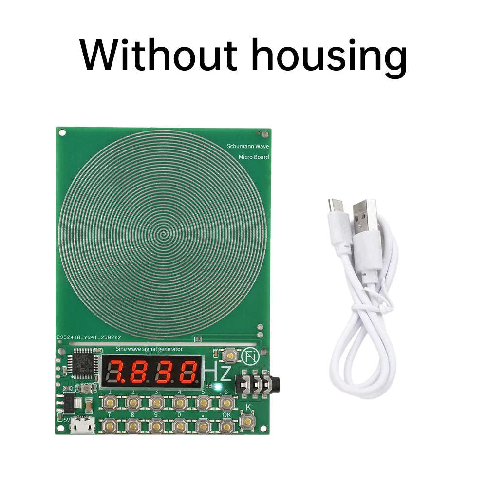 Adjustable 0.1Hz-100000Hz 7.83HZ Schumann Resonance Ultra-low Frequency Pulse Wave Generator Audio Resonator DC 5V