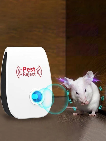 6Pcs Ultrasonic Pest Repeller Insect Bug Repeller Long Range Pest & Insect Deterrent Multi-Function for Roach Rodent Mouse Bugs