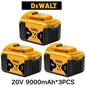 DeWALT Original Battery 20V/60V 9000mAh MAX FlexVolt for DCB606 DCB205 DCB206 DCB209 DCB182 Power Tool