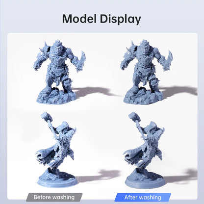 ANYCUBIC Wash & Cure 3 AE Version For Mars Photon Mono 4 LCD SLA DLP 3D Printer Models Curing Resin Cleaning Machine 2 in 1