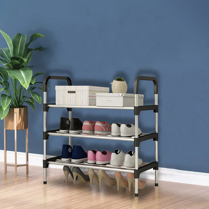 【Lifeideas】3/4/5 Tiers Shoe Rack Organizer Stackable Space Saving Shoe Shelf