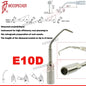 Woodpecker Dental Scaler Tips Ultrasonic Tooth Cleaning Machine Cutter Head Endo Perio Scaling Tips Fit EMS UDS Scaler Handpiece