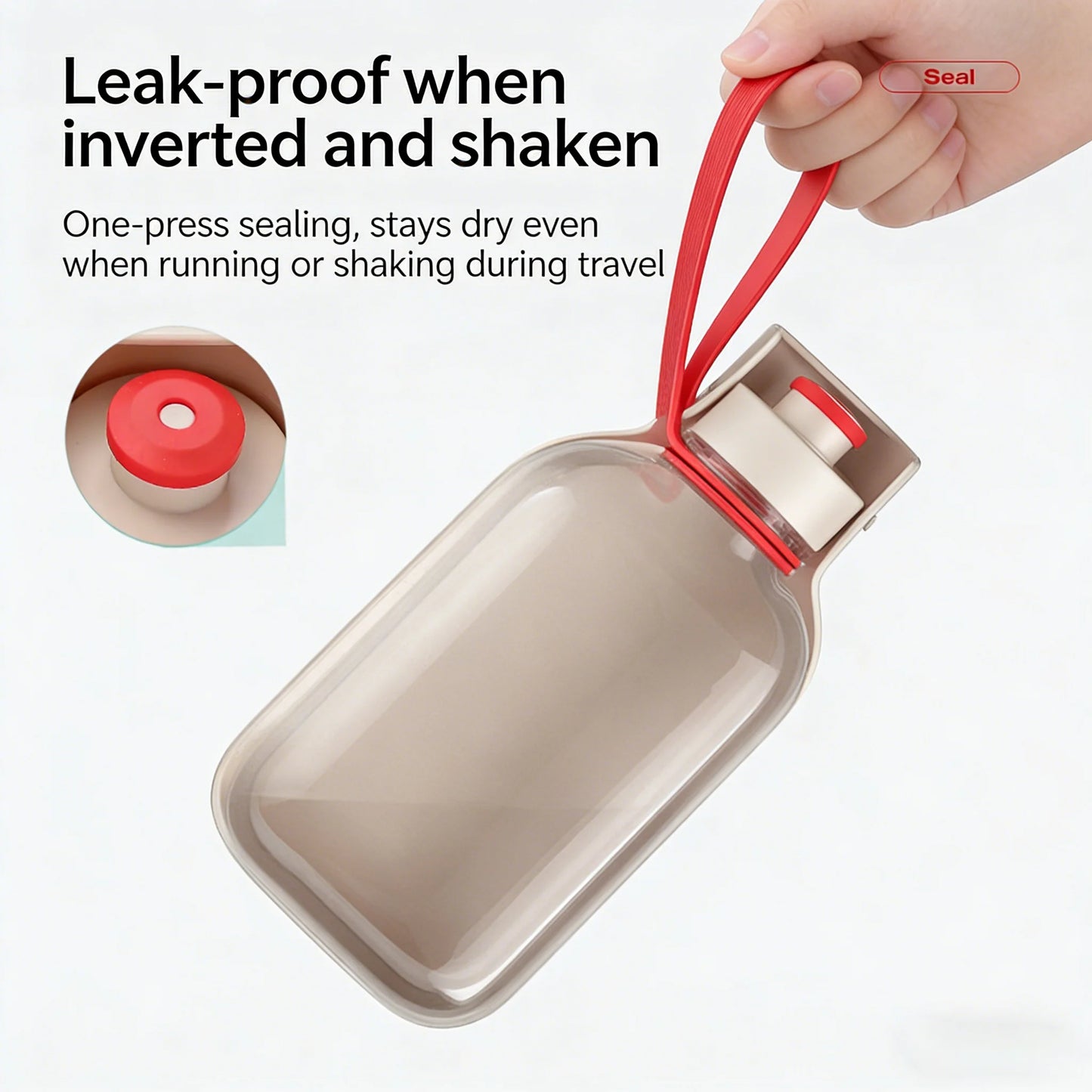 Dog Outdoor Water Bottle Portable Folding Water Dispenser Cat Feeding Water Bottle Dog Walking Pet Water Bottle Gadget With Hook