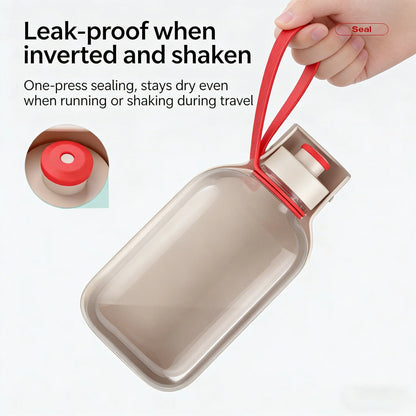 Dog Outdoor Water Bottle Portable Folding Water Dispenser Cat Feeding Water Bottle Dog Walking Pet Water Bottle Gadget With Hook