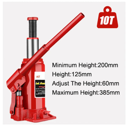 2/5/10/20T Hydraulic Bottle Jack Car Hydraulic Jack Welded Hydraulic Car Bottle Jack for Car Pickup Truck RV Repair Tools