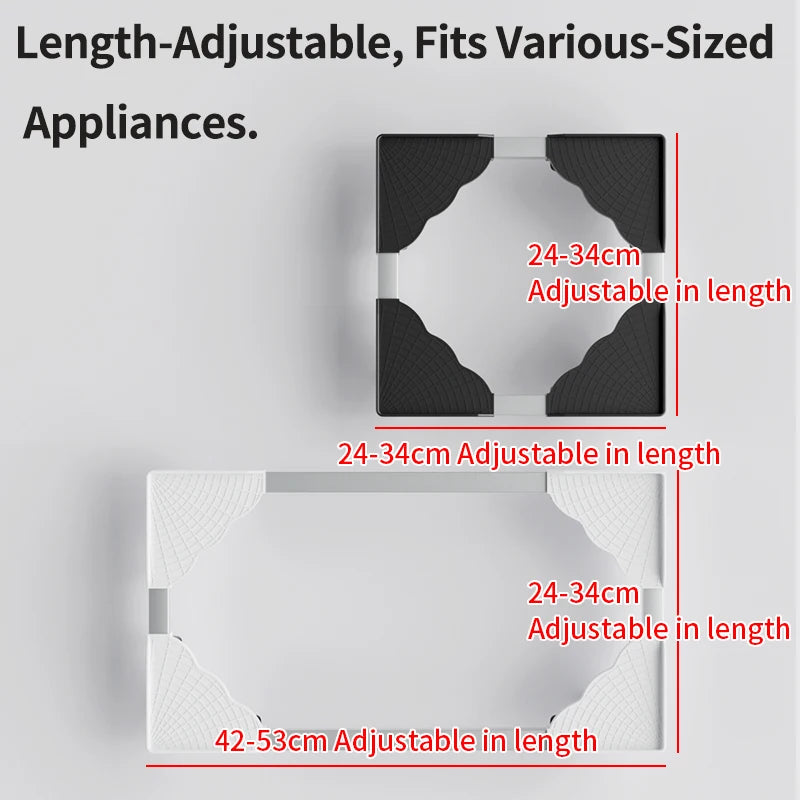 Mobile Extendable Computer Cart Adjustable Stand With Universal Wheels For Office CPU Tower Anti Slip Breathable Design