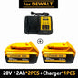 for DeWalt 18v 20V Lithium Ion Batteries 20V 12Ah DCB203 Li ion Battery Replacement DCB206 DCB205 DCB204 DCB200Power Tools