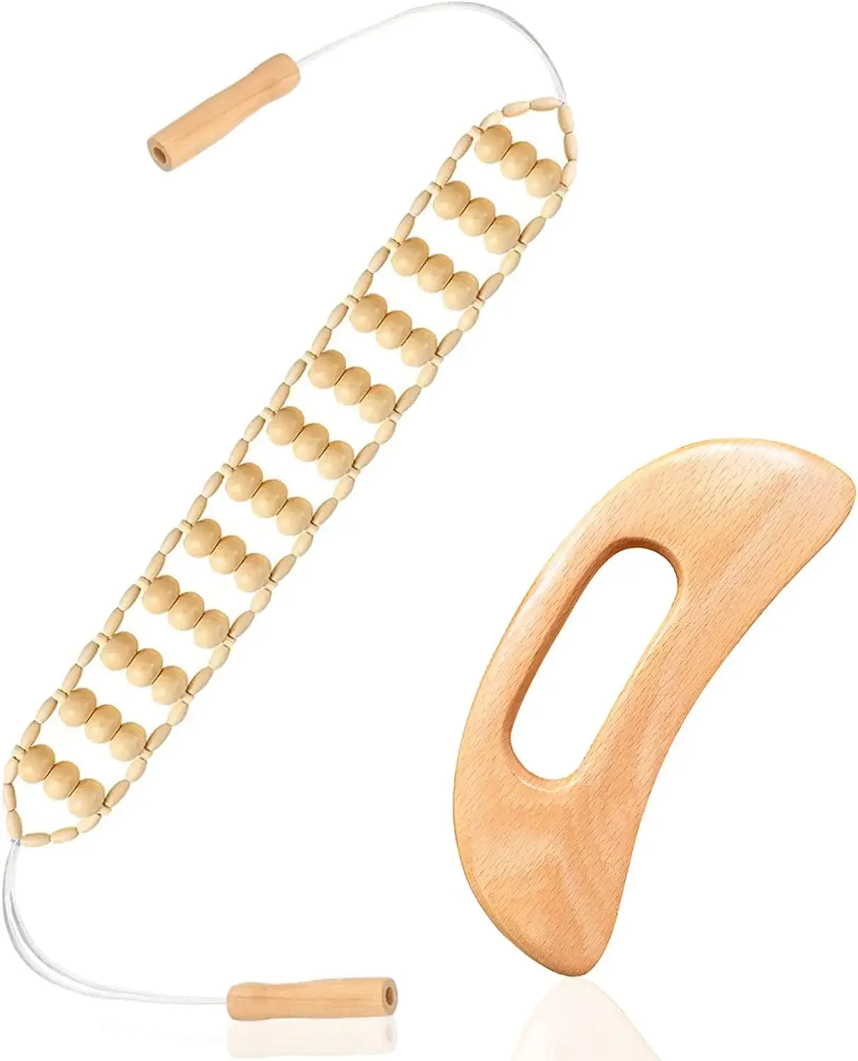 Jecaliz Wooden Therapy Massager for Lymphatic Drainage Anti Cellulite Maderoterapia Body Sculpturing Massage Roller Guasha Sets