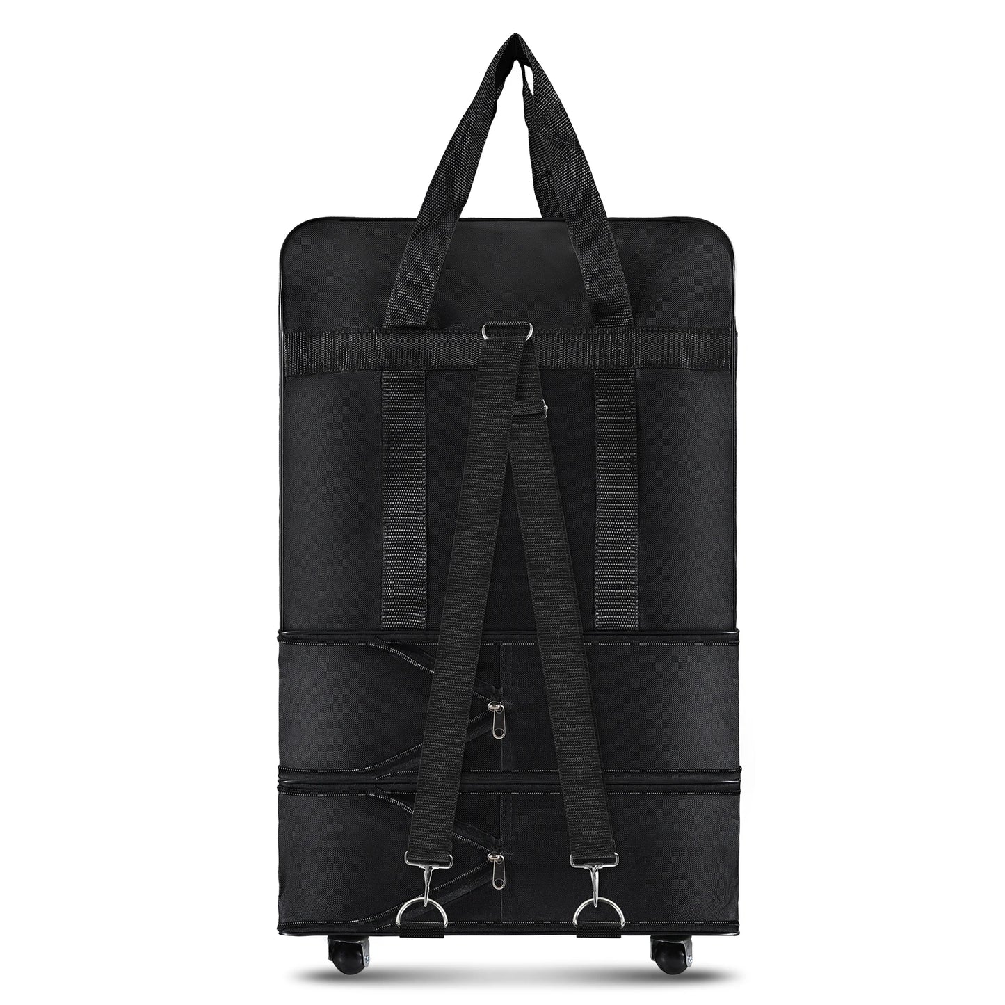Expandable Foldable Suitcase Collapsible Rolling Travel Luggage Bag for Men Women
