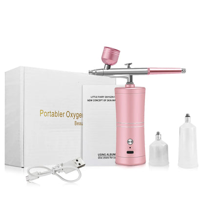 Airbrush Nail with Compressor Cordless Portable Airbrush Nails For Nail Art Cake Painting Craft Sprayer