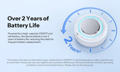 Sonoff Air Pressure Sensor Zigbee Temperature Humidity Barometric Smart Home Indoor Weather Monitor APP Alert Office SNZB-02M