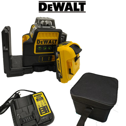 DEWALT DW089LG 12V Laser Level Self Levelling 12 Line 3 Sides*360 Degree Self-Leveling Horizontal And Vertical Cross Line Tools