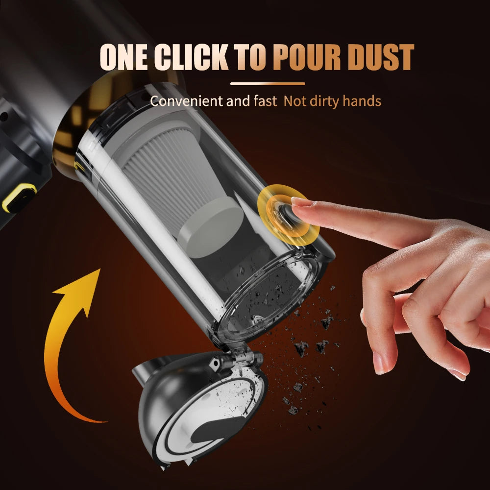 CENRR 998000PA Car Vacuum Cleaner Strong Suction Cordless Wireless Cleaner Handheld Portable Vacuum Cleaner Cleaning Machine