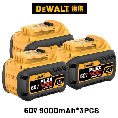 DeWALT Original Battery 20V/60V 9000mAh MAX FlexVolt for DCB606 DCB205 DCB206 DCB209 DCB182 Power Tool