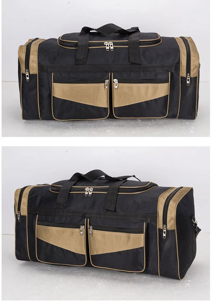 Luggage Travel Bag Gym Fitness Handbags for Women Men Outdoor Sports Shoulder Large Storage Duffel Training Long Distance Bag