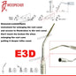 Woodpecker Dental Scaler Tips Ultrasonic Tooth Cleaning Machine Cutter Head Endo Perio Scaling Tips Fit EMS UDS Scaler Handpiece