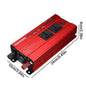 1500W Peak Power Inverter DC 12V to AC 220V 240V Automotive Converter with 2 LED Displays USB Port 4 2 AC Outlets