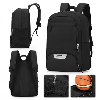 Basketball Backpack Large Sports Bag with Shoe Compartment Gym Bag Multi-pockets Laptop Backpack for Soccer Volleyball