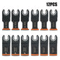 Japanese Tooth Carbide Oscillating Saw Blade Kit 10-39Pcs Arc Edge Oscillating Multitool Blades Precise Cut for Wood PVC Iron