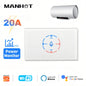 Smart WiFi Boiler Switch with Energy Monitoring 4400W Smart Water Heater Switch 20A US Standard Work for Tuya Alexa Google Home
