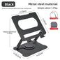 No-Install Notebook Tablet Stand Foldable Alloy Heat Sink Rotatable Display Elevation Frame Lightweight Portable Computer Holder