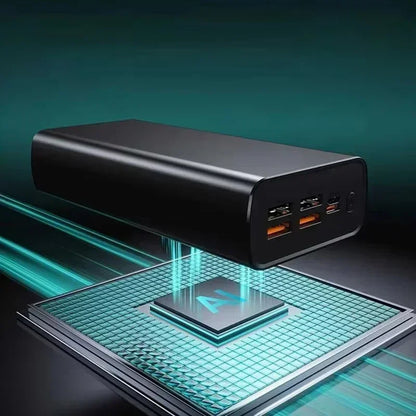 Lenovo 500000mAh CCC 140W Powerbank Super Fast Charging Ultra Capacity Portable Charger with LED Digital Display