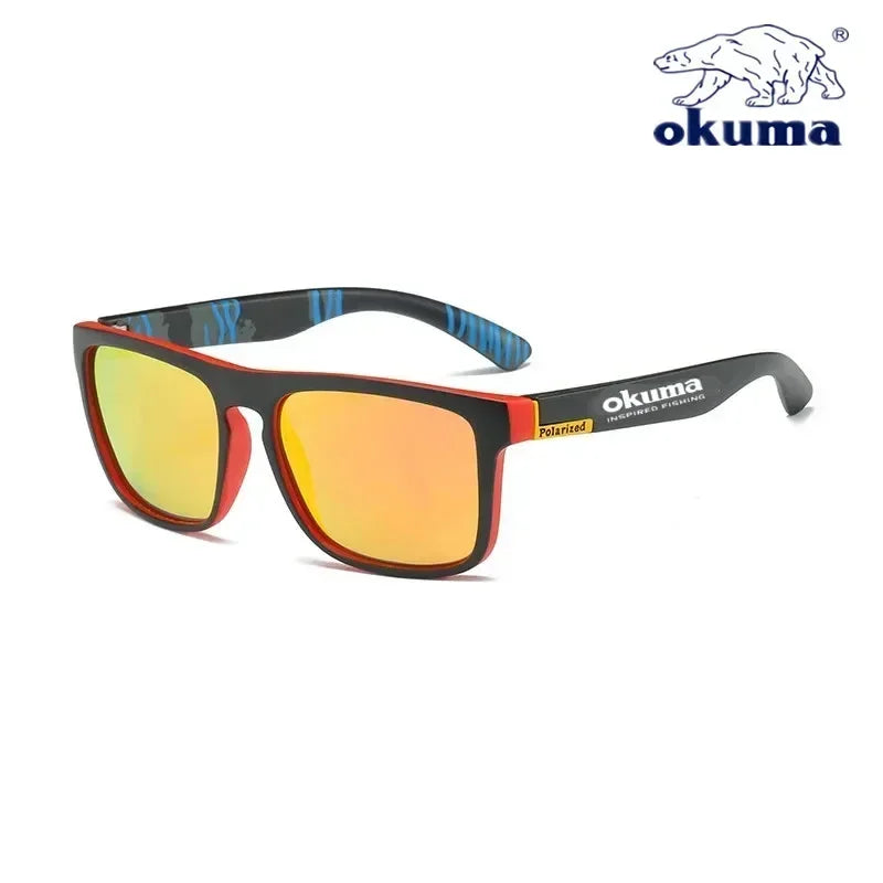 Okuma Polarized Fishing Glasses, UV Protection Outdoor Fishing Sunglasses with Case, Limited Time Discount Fishing Eyewear for A