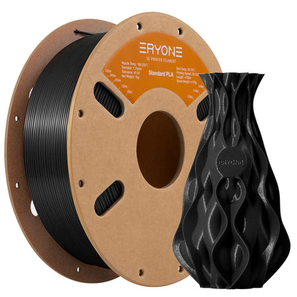 ERYONE 1/5/10KG Standard PLA Premium Filament 1.75mm 3D Print, Multicolor Available,big sale 1kg pla filament,1kg/spool