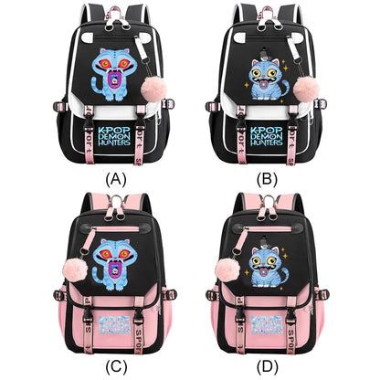School Backpack for Students KPop Demon Hunters Daily Bagpack 2025 Hot Movie Print Backpacks for Girl Outdoor Sport School Bag
