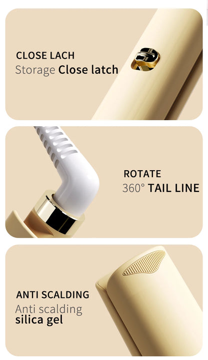 Hair Wavy Curling Iron 32mm Big Wave Deep Wavy Splint Egg Rolls Hair Curler Crimping Iron Styler Wand for All Hair Styling Tools