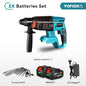 1680W Brushless Electric Hammer Drill 26MM Multifunctional Cordless Rechargeable Screwdriver Tool For Makita 18V Battery Pin
