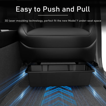 For Tesla New Model Y 2025 Launch Juniper Seat Storage Box Center Console Organizer Bins Front Rear Tray Trash Accessories