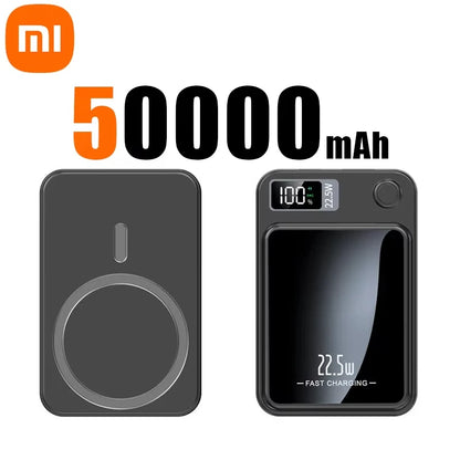 Xiaomi Magnetic Power Bank 100000mAh Wireless Fast Charger For iPhone Samsung Portable Auxiliary Battery Magnetic Powerbank Hold