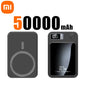 Xiaomi Magnetic Power Bank 100000mAh Wireless Fast Charger For iPhone Samsung Portable Auxiliary Battery Magnetic Powerbank Hold
