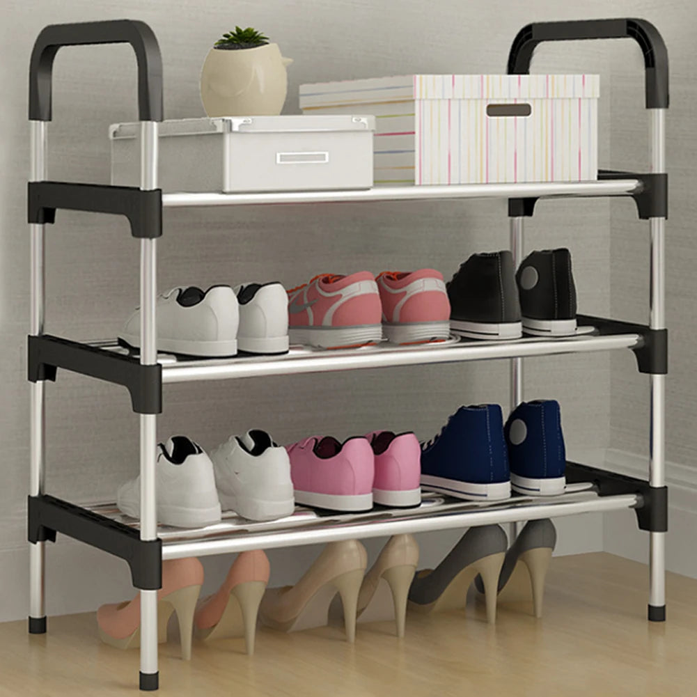 【Lifeideas】3/4/5 Tiers Shoe Rack Organizer Stackable Space Saving Shoe Shelf
