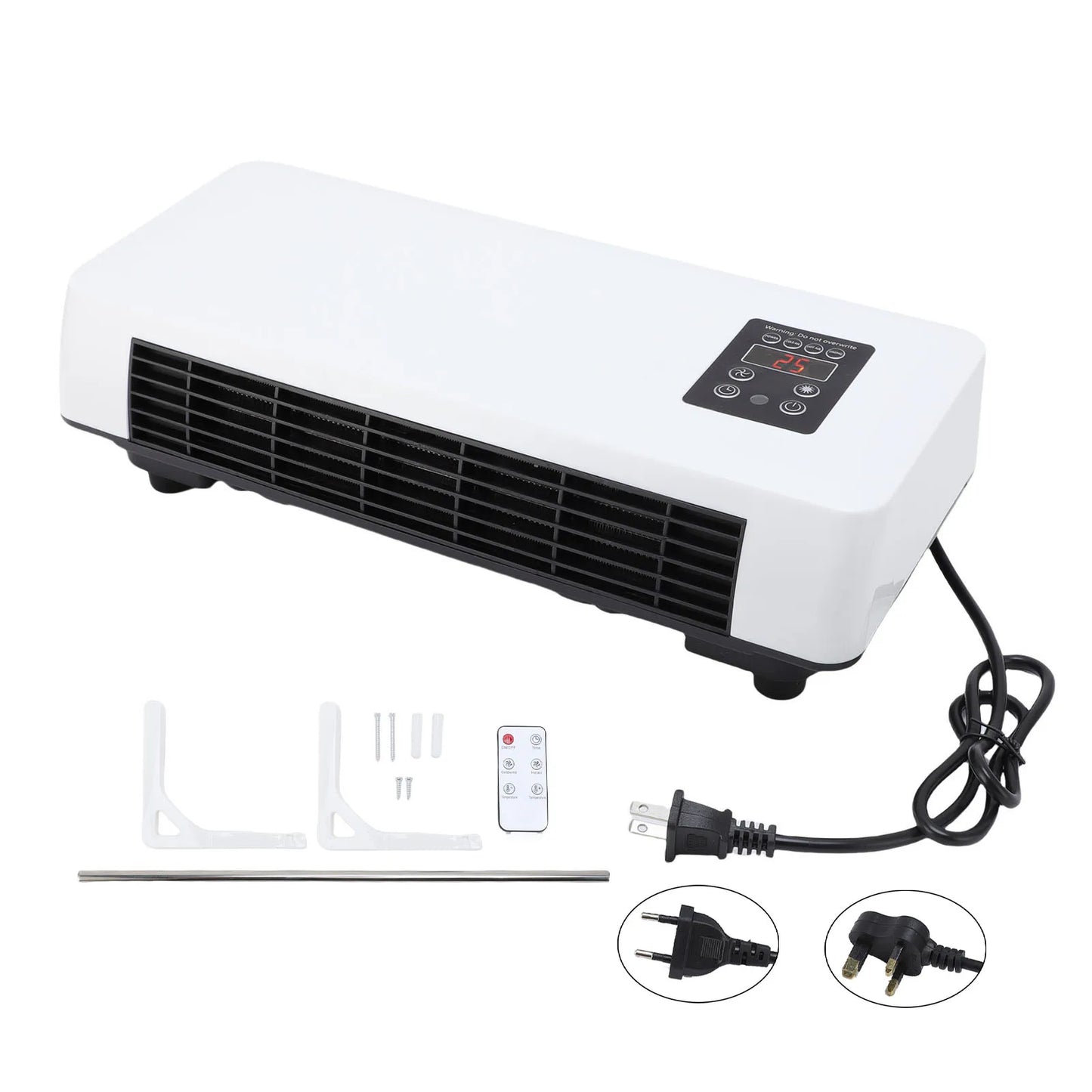 Wall Mounted Heater Cooler Energy Efficient Climate Control Small Air Conditioner Heater Machine for Home Bedroom