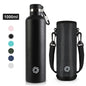 FEIJIAN Stainless Steel Thermos Bottle 1000ml Sports Flask Vacuum Insulated Water Bottle Leak Proof BPA Free
