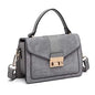 Miss Lulu Crossbody Bag for Women, Small Women's Top-Handle Bags, Suede Handbags for Shopping Traveling