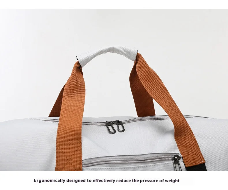 Large Capacity Travel Gym Bag Short-distance Luggage Portable Fitness Bags Shoulder Crossbody Handbags Men's Sports Waterproof B