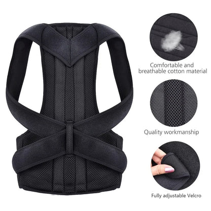 Back Posture Corrector Anti-camel Correction Belt Adjustable Sitting Posture Correction Belts Back Orthopedic Correction Belts