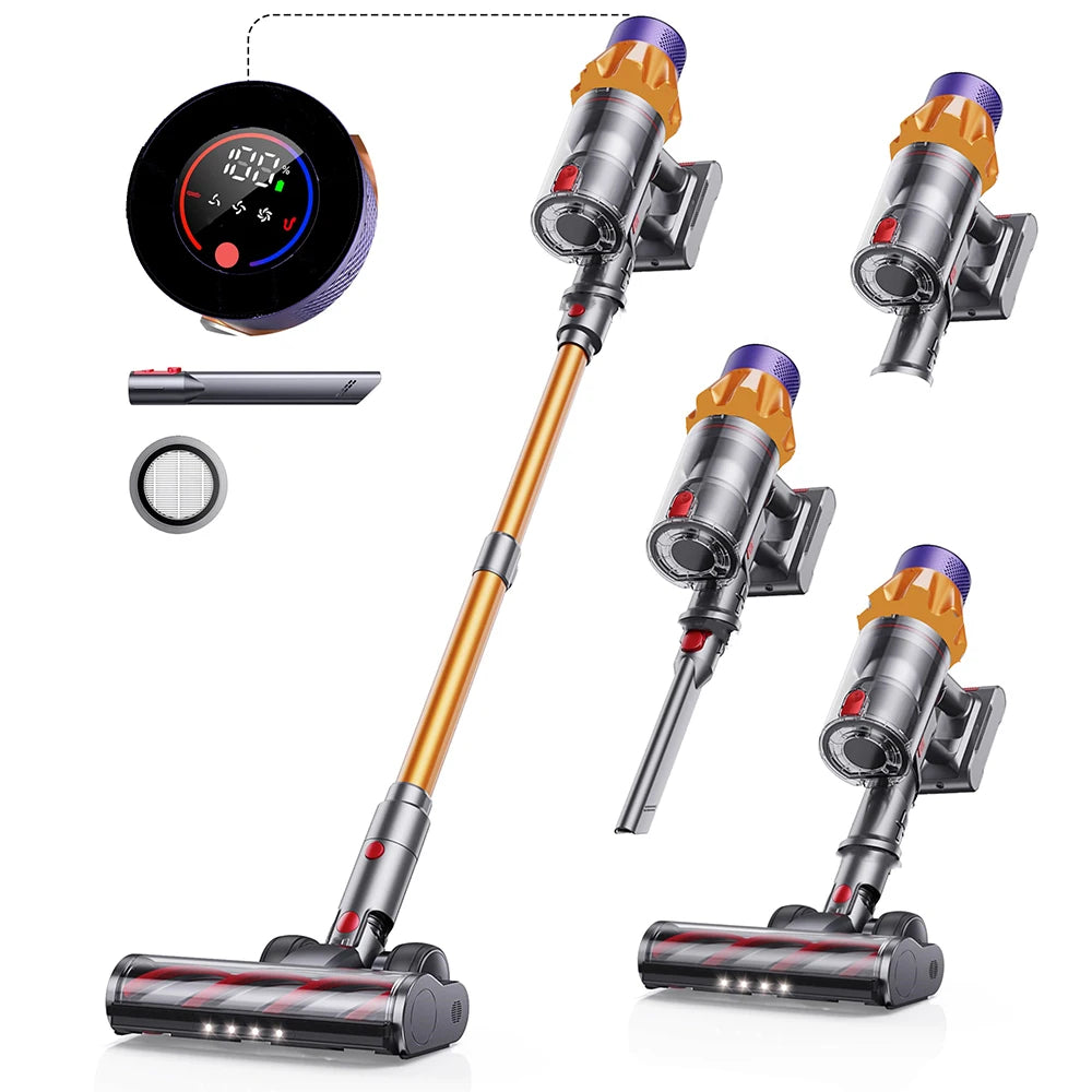 Wireless Vacuum Cleaner 550W 45KPA Strong Suction Portable Dust Cleaning Machine 1.2L Dust Cup Home  Cleaner